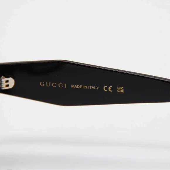 NEW GUCCI GG0796S 001 NEW WOMEN’S OVERSIZED SUNGLASSES GUCCI - Picture 13 of 14